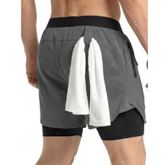 ALPHA FIT - Short deportivo Hombre - Short gym - Ropa deportiva hombre gimnasio