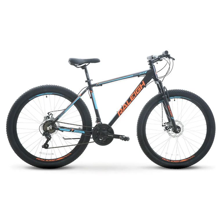 Bicicleta Sharp Aluminio 21V negro con naranja