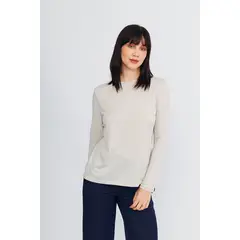 BANATY - POLO MANGA LARGA DE ALGODON PARA MUJER