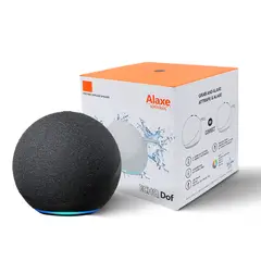 GENERICO - Parlante Inteligente ALAXE con función de Alexa-NEGRO