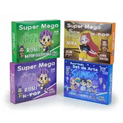 GENERICO - GUERRERAS KPOP SET DE ARTE 208 PIEZAS - MIRA