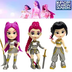 GENERICO - K-POP DEMON HUNTERS PACK 3 MUÑECAS DE COLECCION