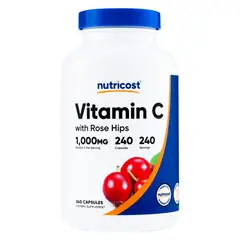 NUTRICOST - Vitamina C - 240 Cápsulas