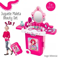 GENERICO - Juguete Maleta Beauty Set 3 en 1