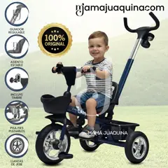 BABY - Triciclo Guiador 2 en 1 «BOOTH» Edición Limitada Blue