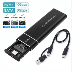 UGREEN - Case M2 SSD NVME y SATA USB C a C