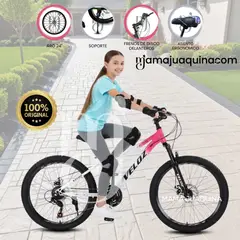 VELOX - Bicicleta Deportiva Aro 24 «SPORT LDY» Edición Limitada Pink
