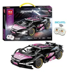 GENERICO - Carro a control remoto Armable con motor y control remoto Juguete Novedad