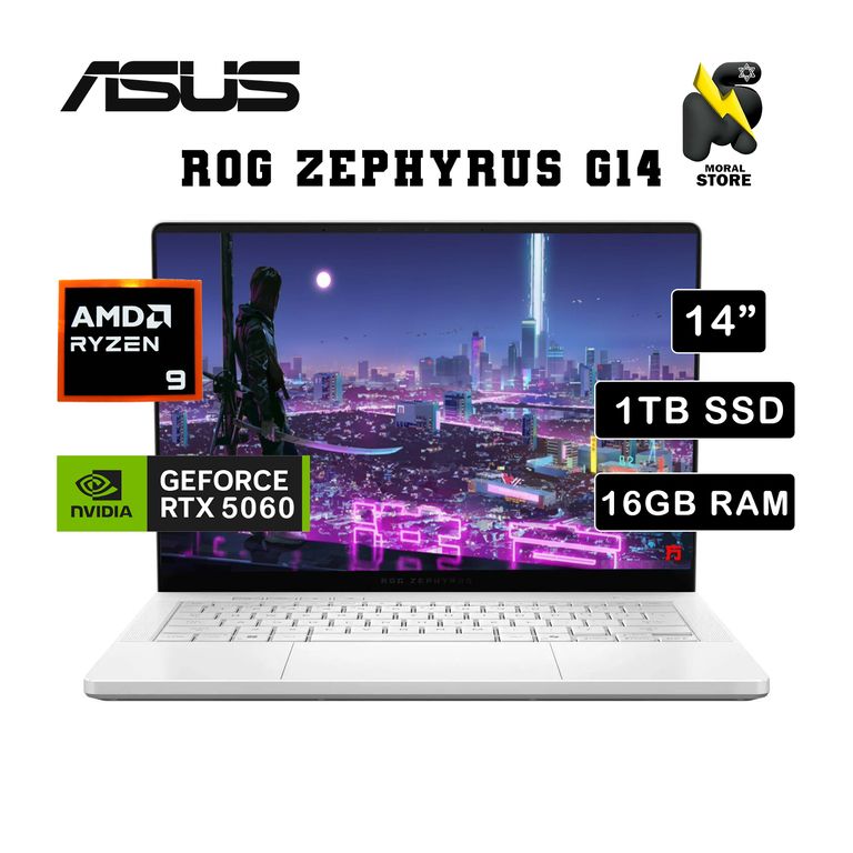 ROG ZEPHYRUS G14 / AMD RYZEN 9 270 /16 GB RAM /1 TB SSD/RTX 5060/14" 3K