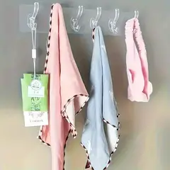 GENERICO - PERCHERO ADHESIVO MULTIFUNCIÓN (6 GANCHOS) - PACK POR 2 UND