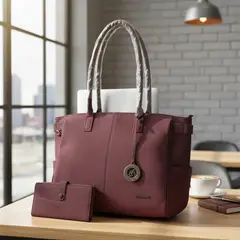 GENERICO - Cartera grande gamuzado PREMIUM AB 2 piezas