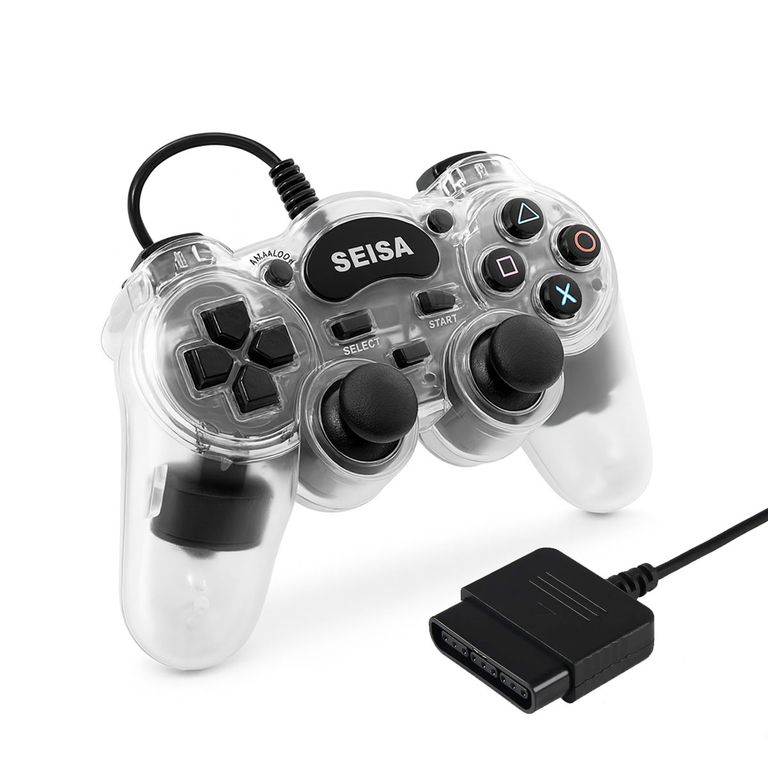 Joystick Para Ps2 Color Transparente