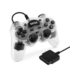 SEISA - Joystick Para Ps2 Color Transparente