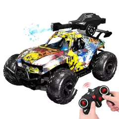 GENERICO - Juguete Carro Control Remoto Todo Terreno 4x4 Graffiti