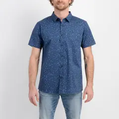O'NEILL - Camisa Jacquard Blue Oneill Manga Corta