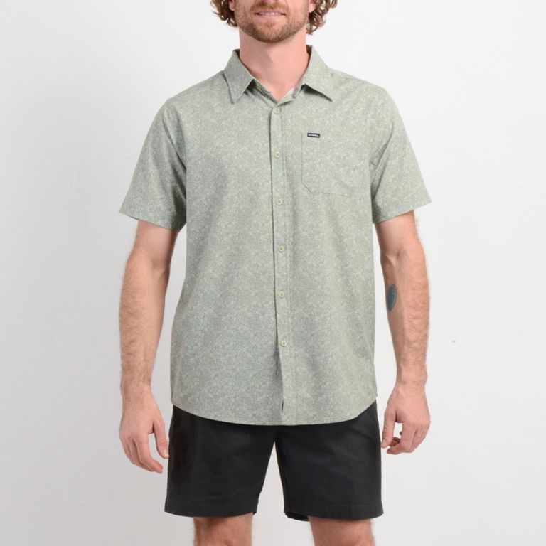 Camisa Flowet Green Oneill Manga Corta