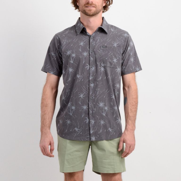 Camisa Graphite Palm Oneill Manga Corta