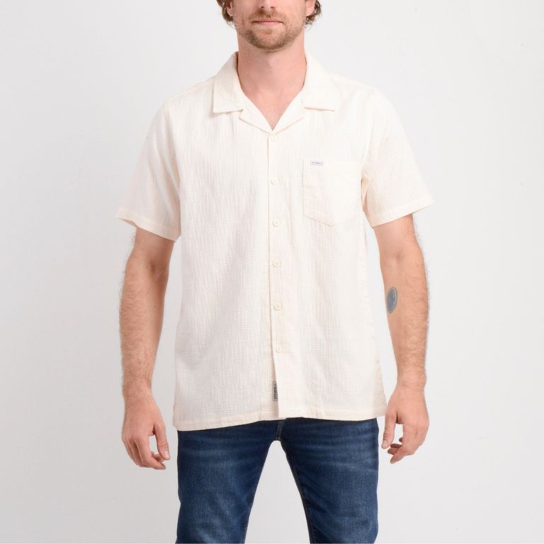 Camisa Cream Oneill Manga Corta