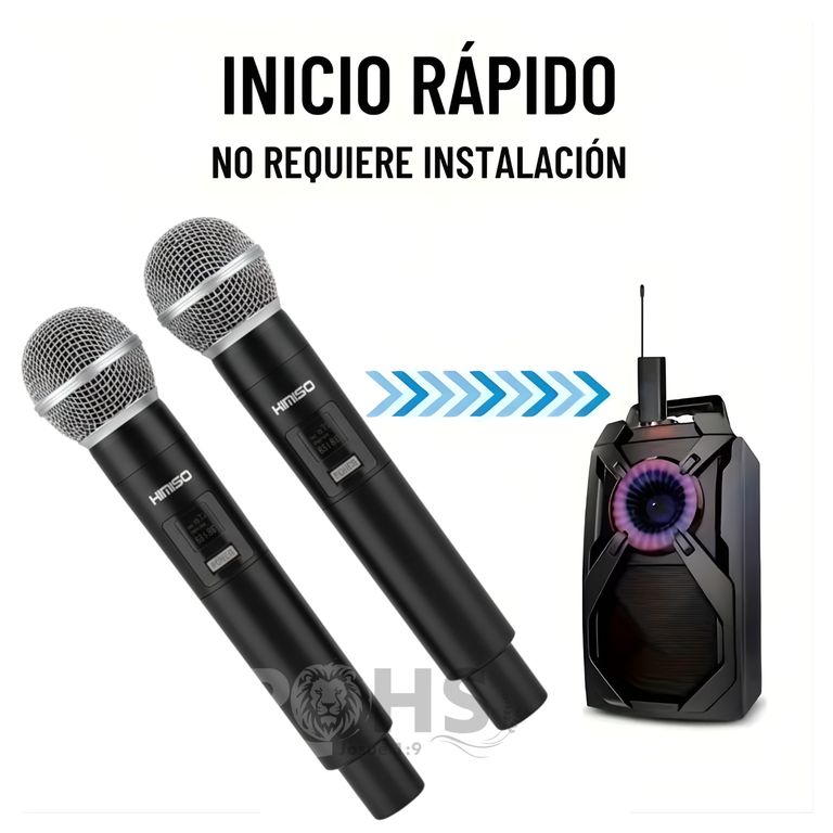 Microfono Karaoke Antiruido para Interior y Exterior KMS-901MC
