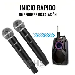 ROHS - Microfono Karaoke Antiruido para Interior y Exterior KMS-901MC