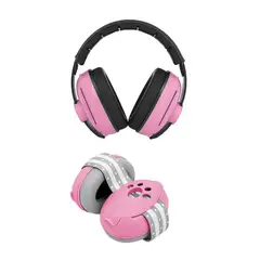 GENERICO - OREJERAS ANTIRUIDO 2 en 1 PARA BEBÉS - ROSADO