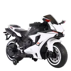 OEM - Moto Eléctrica Infantil Estilo Yamaha R1 Blanco - Moto a Batería para niños