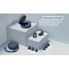 GENERICO - TAPONES AUDITIVOS Reducen hasta 30dB para niños y adultos AZUL MARINO