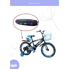 BABY - Bicicleta Montañera para Niño Infantil Aro 16 - COLOR AZUL
