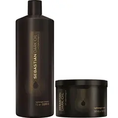 SEBASTIAN - Dark Oil Dúo Shampoo 1L + Mask 500 ml