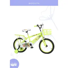 BABY - BICICLETA PARA NIÑA INFANTIL ARO 16 VERDE