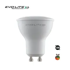 EVOLITE - Dicroico LED GU10 Evo-Lite 7W Luz Cálida 700Lm