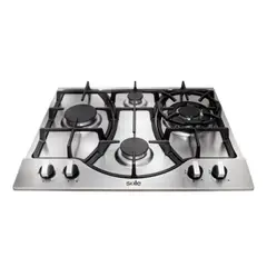 SOLE - Cocina Encimera 4 Quemadores SOLCO037V2 - Silver