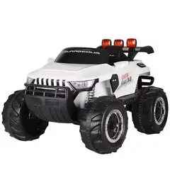 GENERICO - Carro a Batería Camioneta Stronger modelo 4x4 Todo Terreno para Niños Blanco
