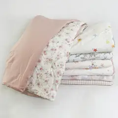 EVYTONY - EDREDON PARA CUNA - MODELO ROSAS