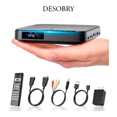 SIN ETIQUETAS - MINI REPRODUCTOR DESOBRY REPRODUCTOR DE DVD PARA TV 1080P PN 009255