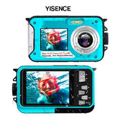 GENERAL - CÁMARA DIGITAL YISENCE RESISTENTE AL AGUA FULLHD 27K 48 MP PN 009428