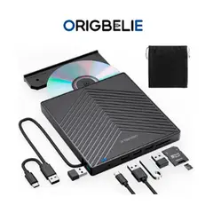 GENERAL - UNIDAD EXTERNA ORIGBELIE DE CD Y DVD GRABADORA DE CD NEGRO PN 009619