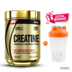 LEVEL PRO - CREATINE MICRONIZED 250 GRAMOS + Regalo