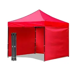 GENERICO - Toldo Carpa Plegable para Resistente 3x3m Moderno Color Rojo
