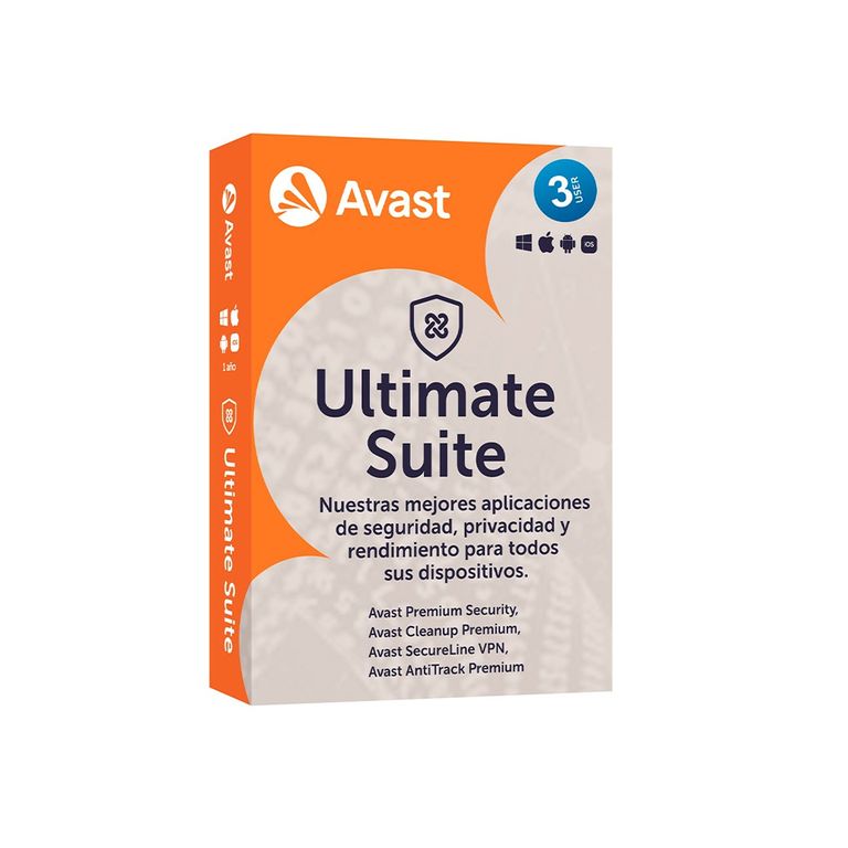 Antivirus Ultimate Suite 3 Pcs - Protección Total Por 12 Meses, Seguridad Avanzada