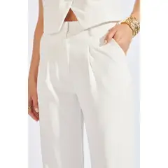 LUVARO - Pantalón Fluido Estructura