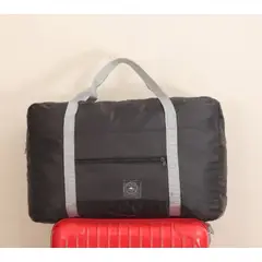 MORITA BAG STORE - BOLSA PLEGABLE VIAJERA COLOR NEGRO