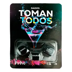 GENERICO - JUEGO DE DADOS TOMAN TODOS PRIVE