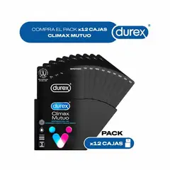 DUREX - Pack x12 cajas Clímax Mutuo x 3unid