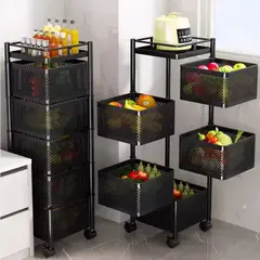 GENERICO - VERDULERO FRUTERO DE 5 NIVELES CUADRADO GIRATORIO