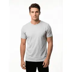 MANYA - Polo Básico de Algodón - Melange