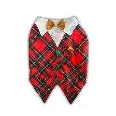 GENERAL - Chaleco terno navideño para mascotas perros y gatos talla 1