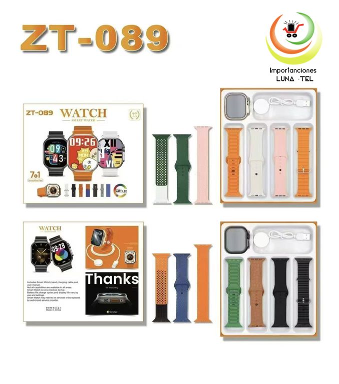 SMART WATCH SERIE ZT-089 7 EN 1