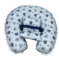 GENERICO - COJIN DE LACTANCIA CON ALMOHADA 60X60 CON FORRO