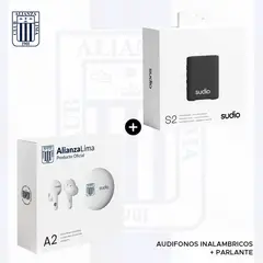 SUDIO - Audífono A2 Alianza Lima + parlante s2 negro